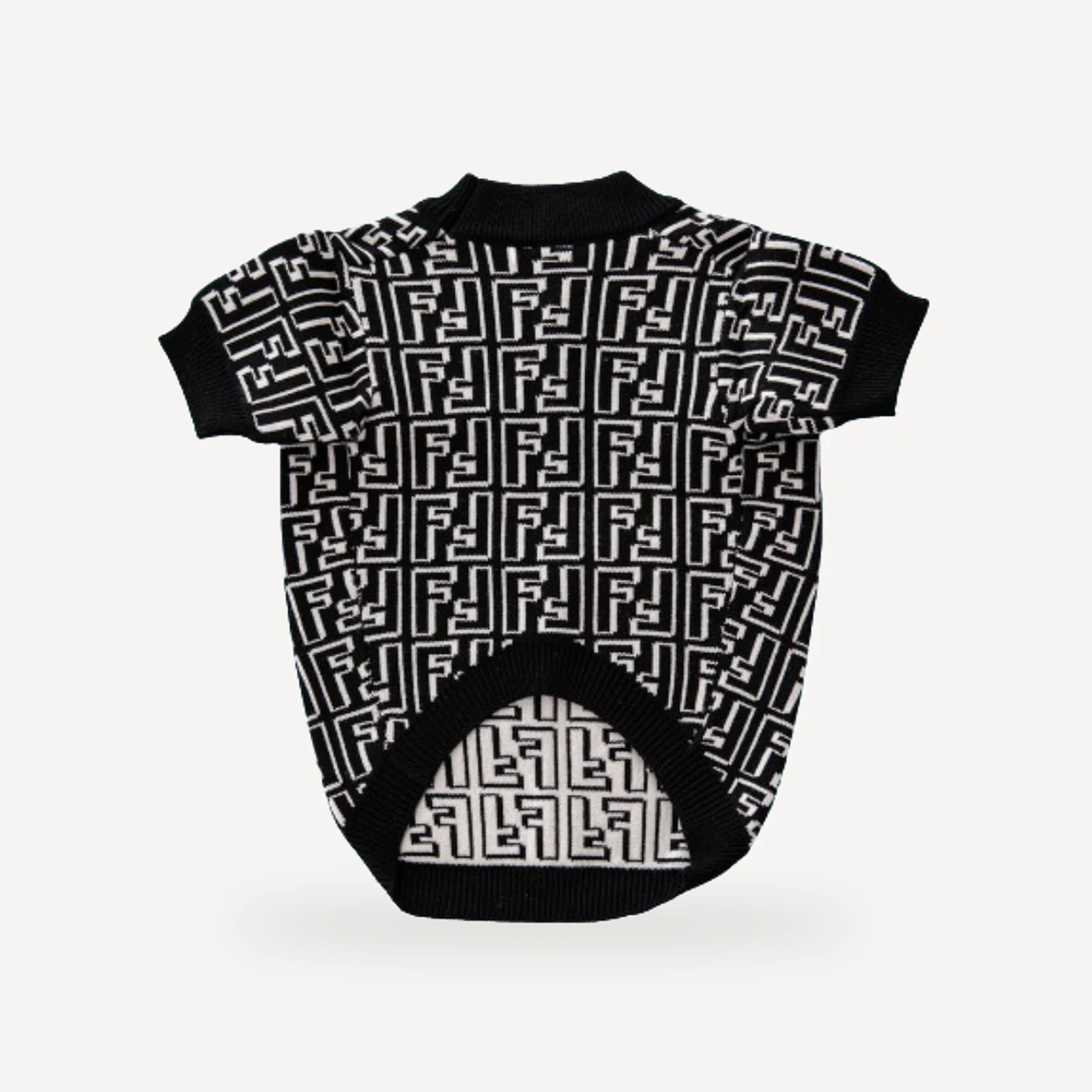 Ff Maze dog sweater inspired by Fendi view 5