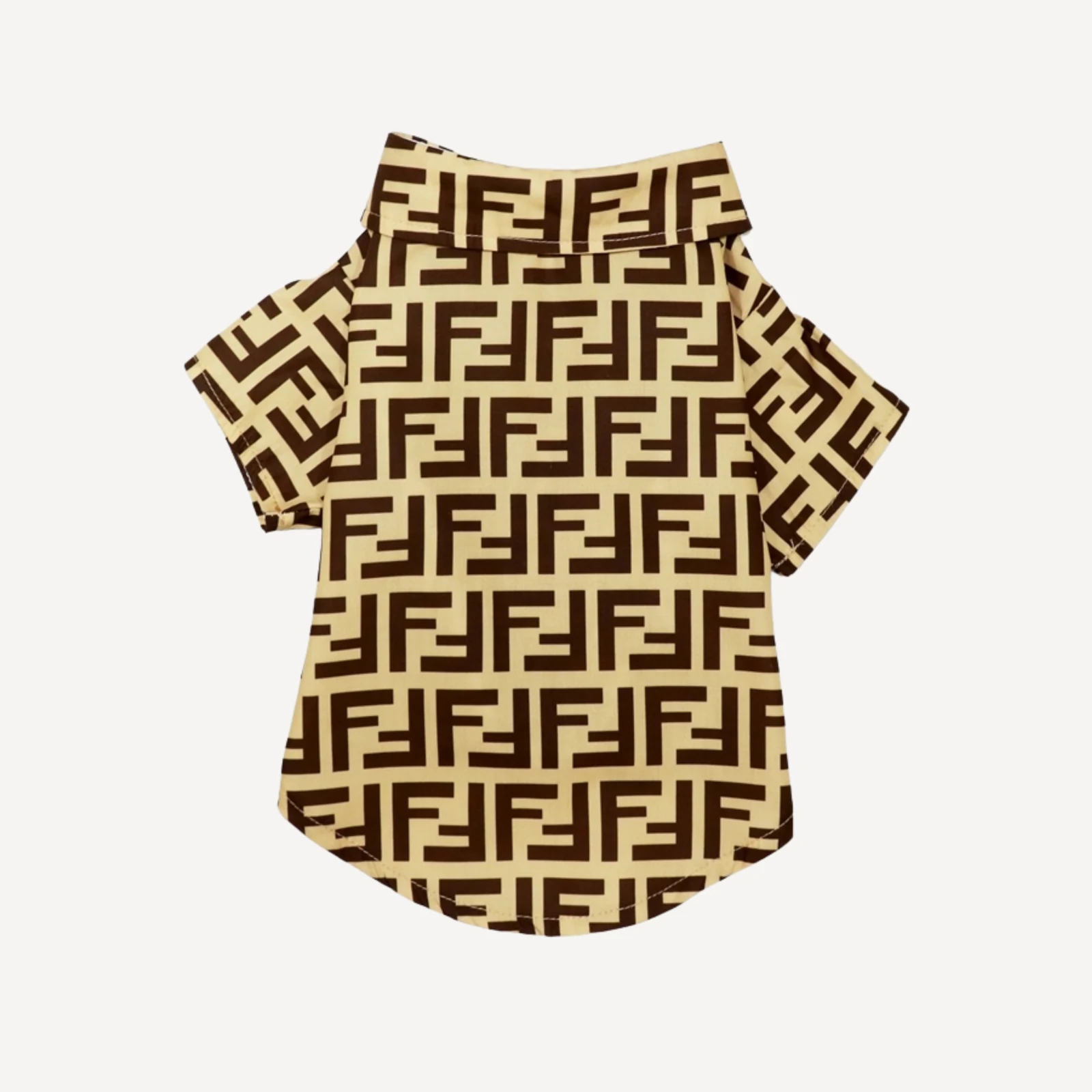 Ff Monogram dog polo inspired by Fendi view 2
