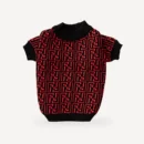 Jacquard dog sweater inspired by Fendi view 7
