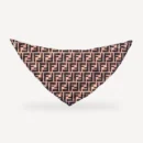 Monogram dog bandana inspired by Fendi