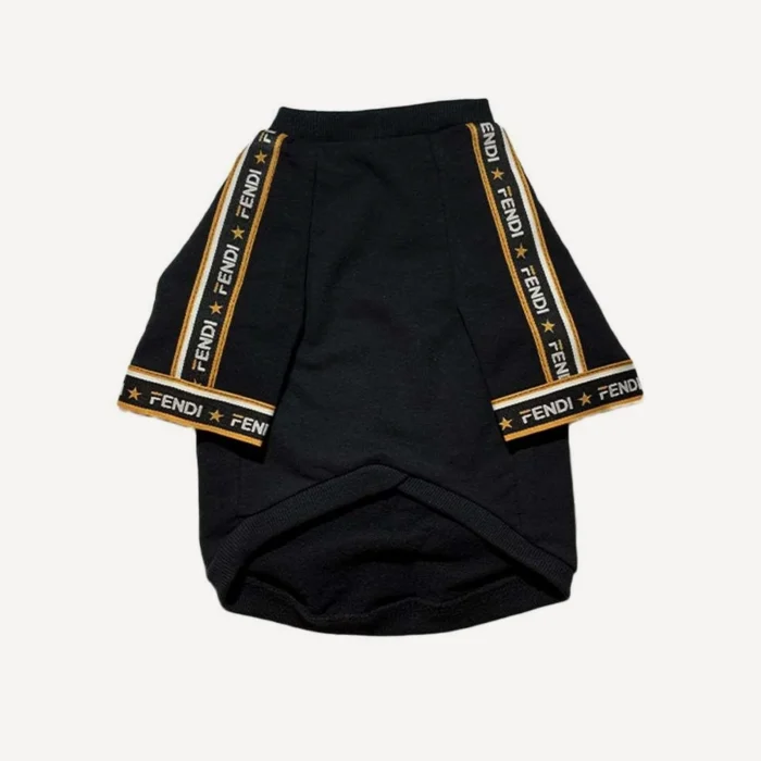 Roma dog sweatshirt inspired by Fendi