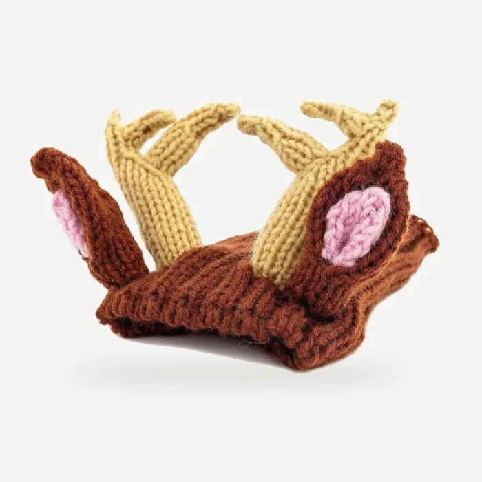 Knit Animal Hat – Reindeer