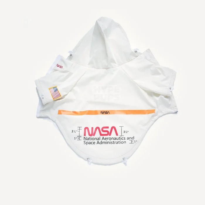 Nasa 3m Reflective dog windbreaker view 4