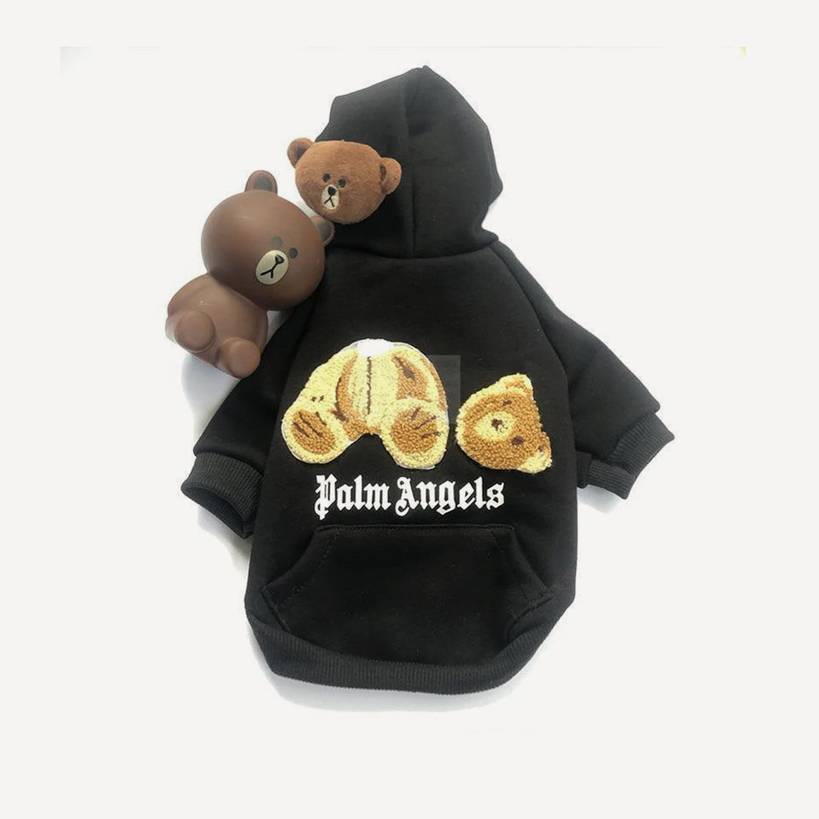 Palm Angels Bear dog hoodie view 2