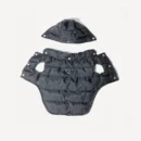 Hooded dog vest inspired by Prada view 3