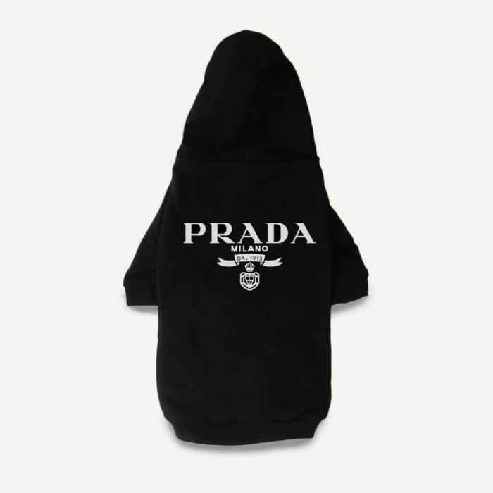 Pawda Logo Hoodie dog hoodie, Prada inspired