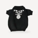 Logo Knit dog sweater inspired by Prada view 3