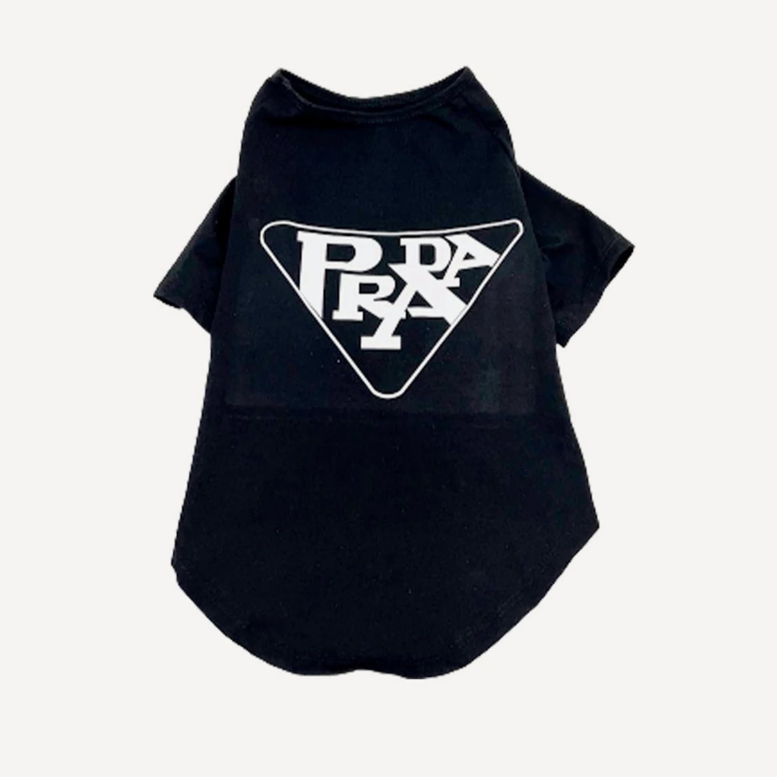 Logo dog tee inspired by Prada