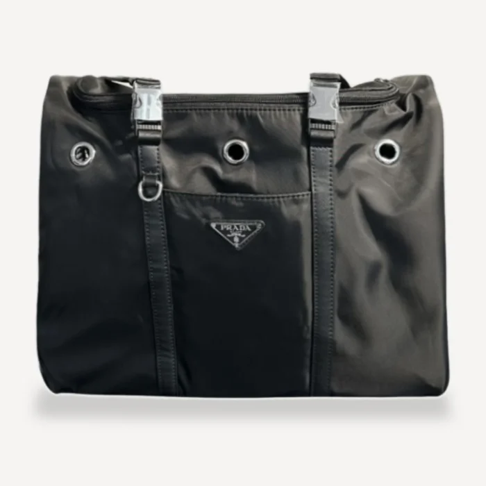 Triangle Airline dog carrier inspired by Prada view 6