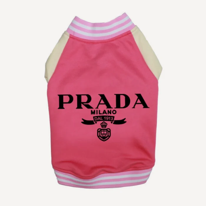 Varsity Bomber dog jacket inspired by Prada view 5