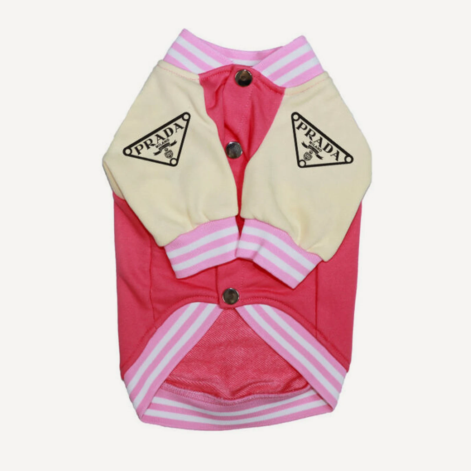 Varsity Bomber dog jacket inspired by Prada view 6