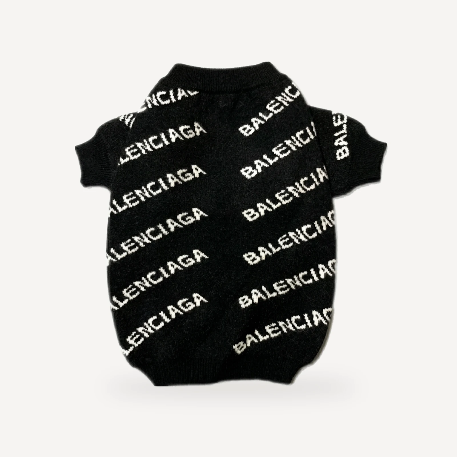 Allover dog sweater inspired by Balenciaga view 4