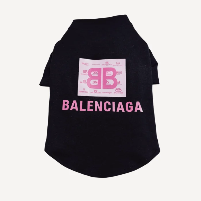 Bb Monogram dog tee inspired by Balenciaga view 5