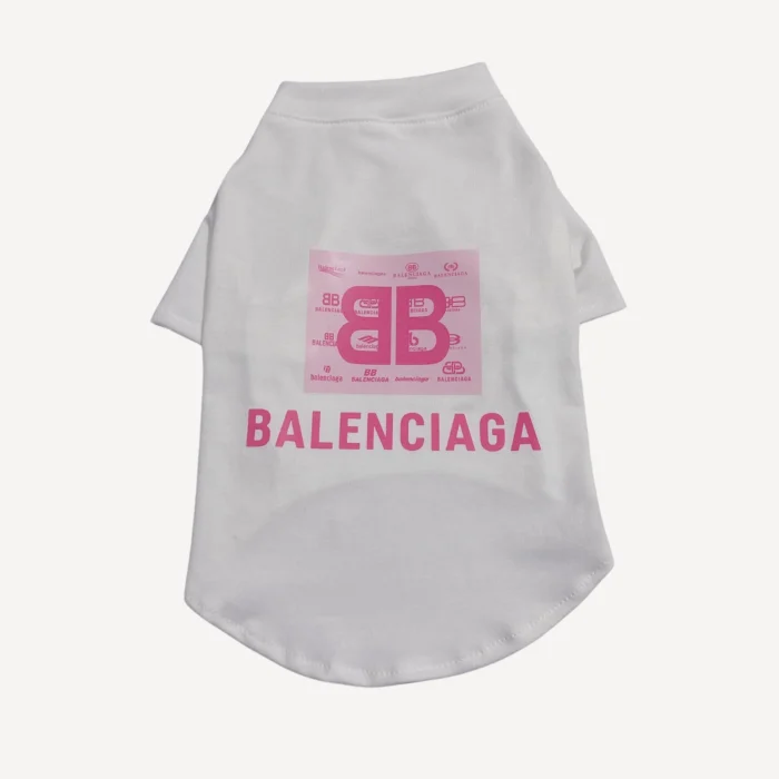 Bb Monogram dog tee inspired by Balenciaga view 6