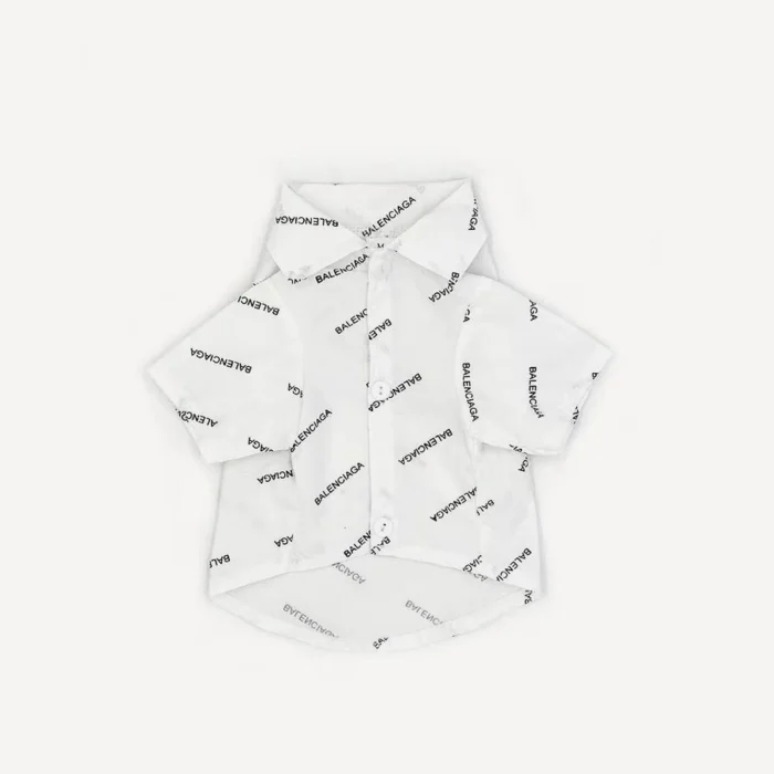 Button dog shirt inspired by Balenciaga