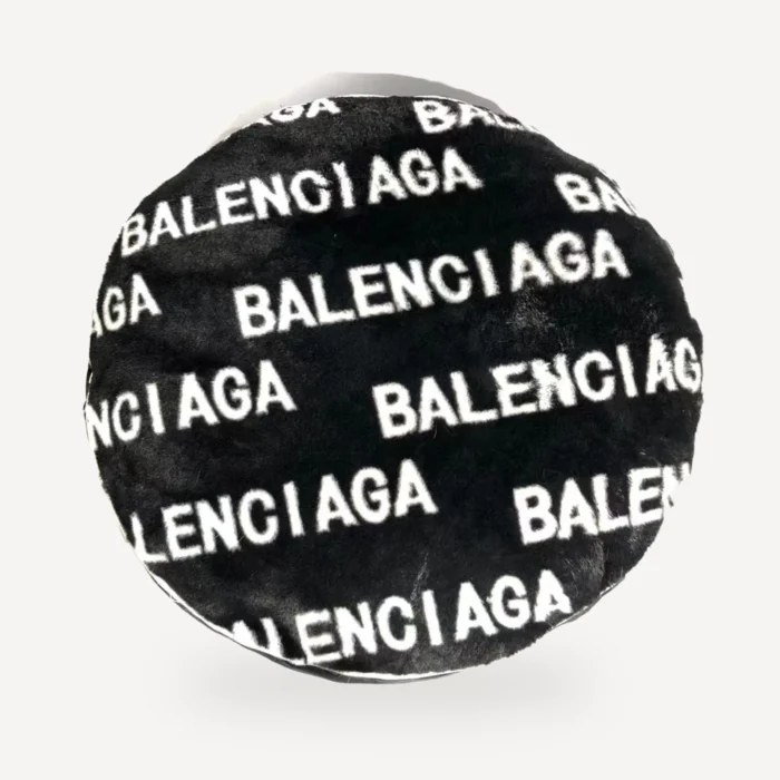 Faux Fur dog bed inspired by Balenciaga view 2