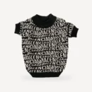 Logo Repeat dog sweater inspired by Balenciaga view 4