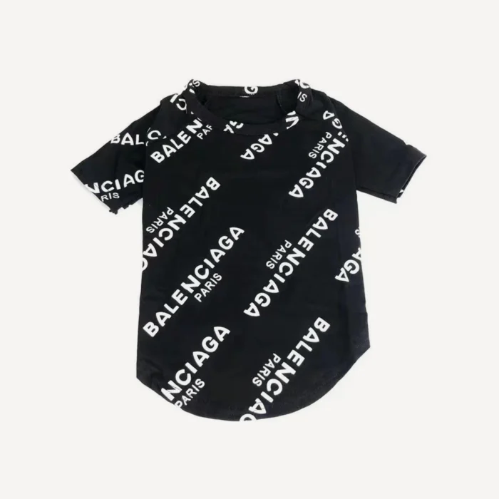 Logo dog tee inspired by Balenciaga