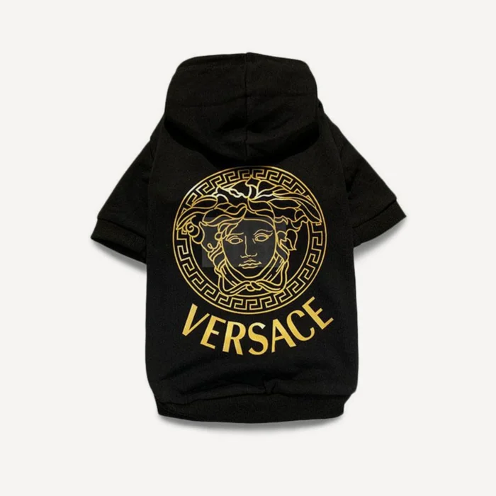 Pawsace Medusa Hoodie dog hoodie, Versace inspired