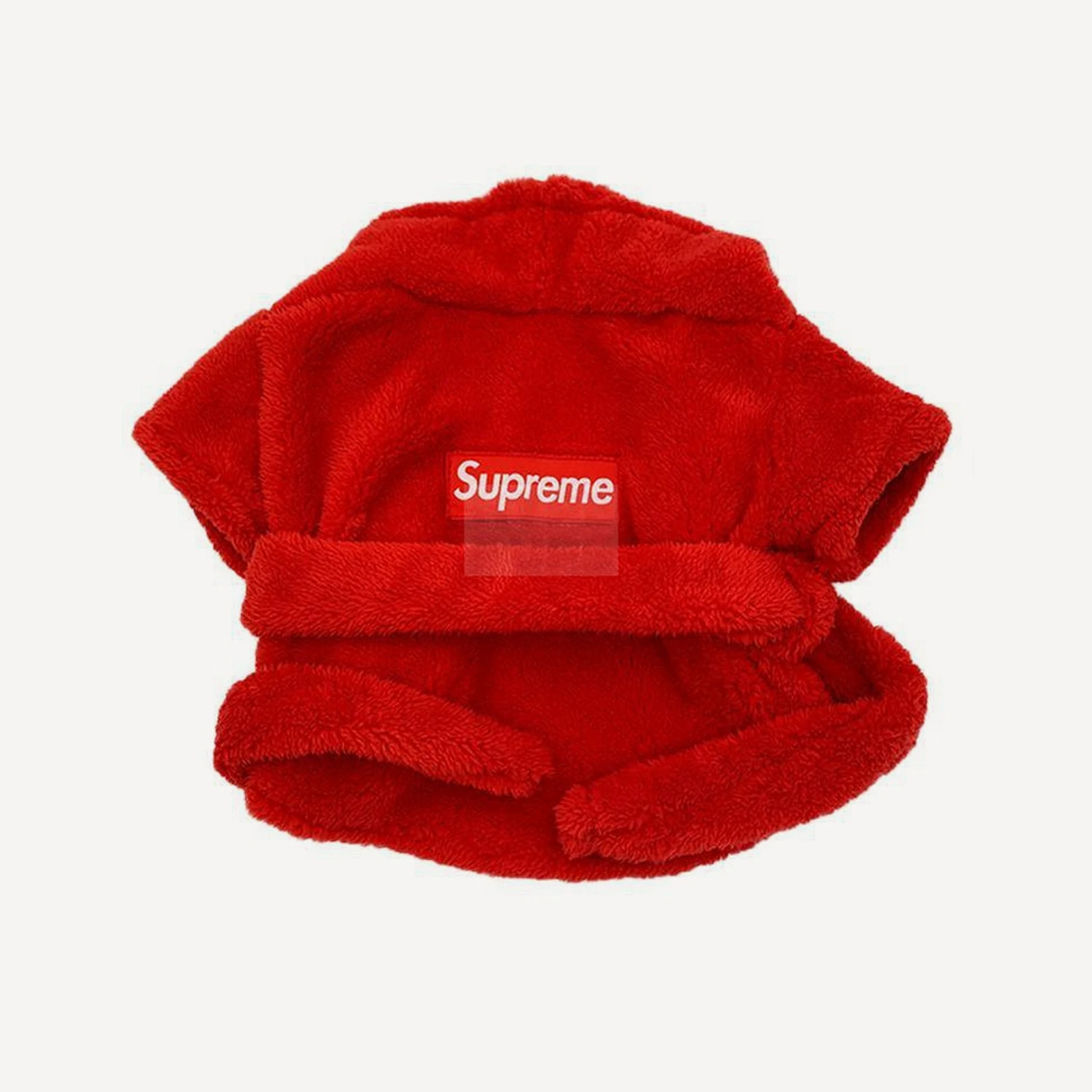 Sleeping Robe dog apparel inspired by Supreme