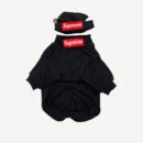 Sweatshirt dog hat inspired by Supreme