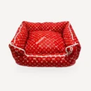 dog bed inspired by Supreme x Louis Vuitton