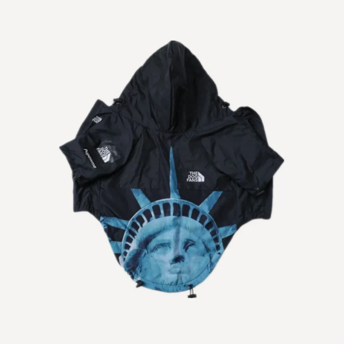Liberty dog windbreaker inspired by Supreme x The North Face view 7