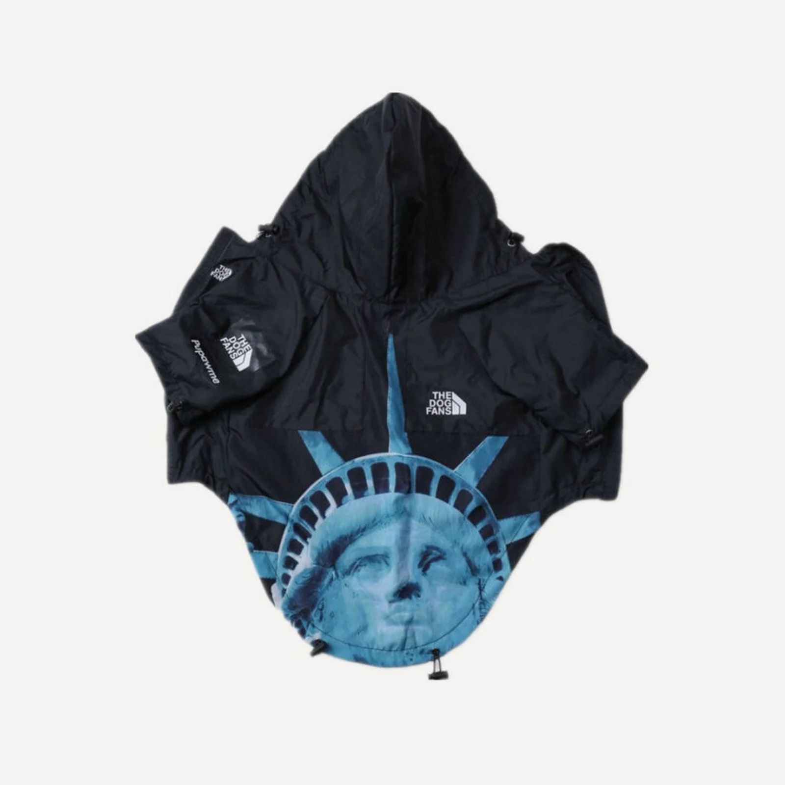 Liberty dog windbreaker inspired by Supreme x The North Face view 7
