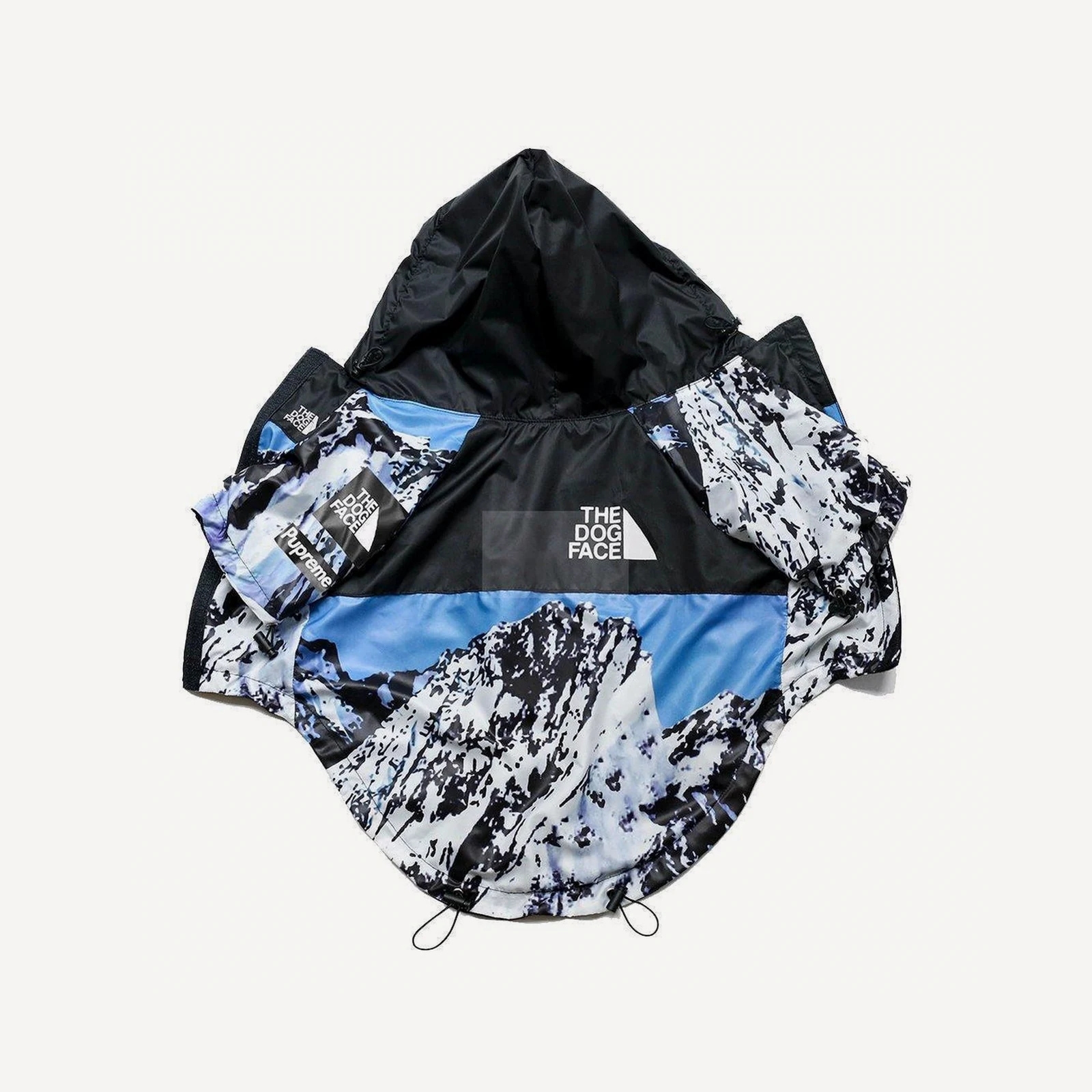 Mountain dog windbreaker inspired by Supreme x The North Face view 5
