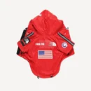 Paw-Tex dog windbreaker inspired by Supreme x The North Face view 6