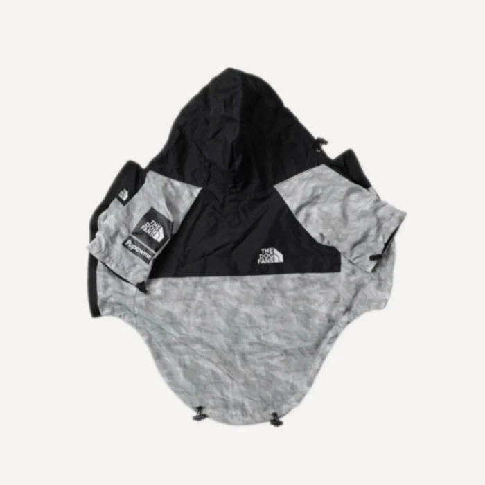 dog windbreaker inspired by Supreme x The North Face view 6