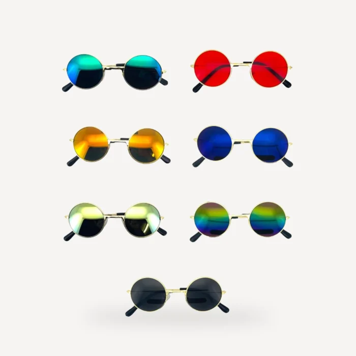 Round Frame Dog Sunglasses