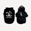 Stylish dog hoodie inspired by Chanel