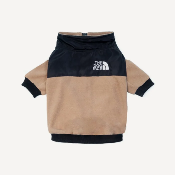 TDF Fleece Jacket dog fleece jacket, The North Face inspired