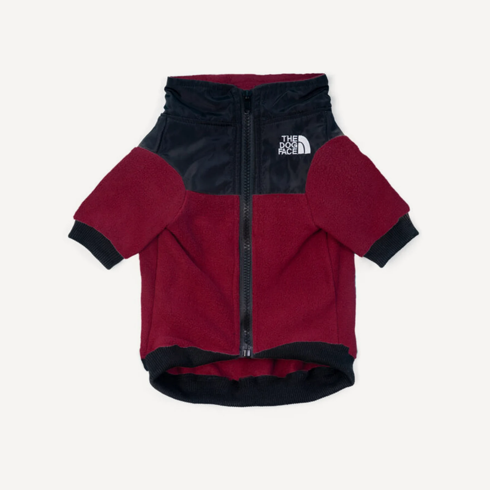 Fleece dog jacket inspired by The North Face view 36