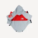 Twilight Trek High-Vis dog windbreaker inspired by The North Face view 3