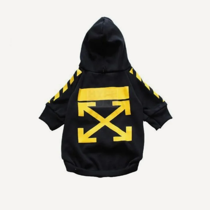 Arrow dog hoodie inspired by Off-White view 3
