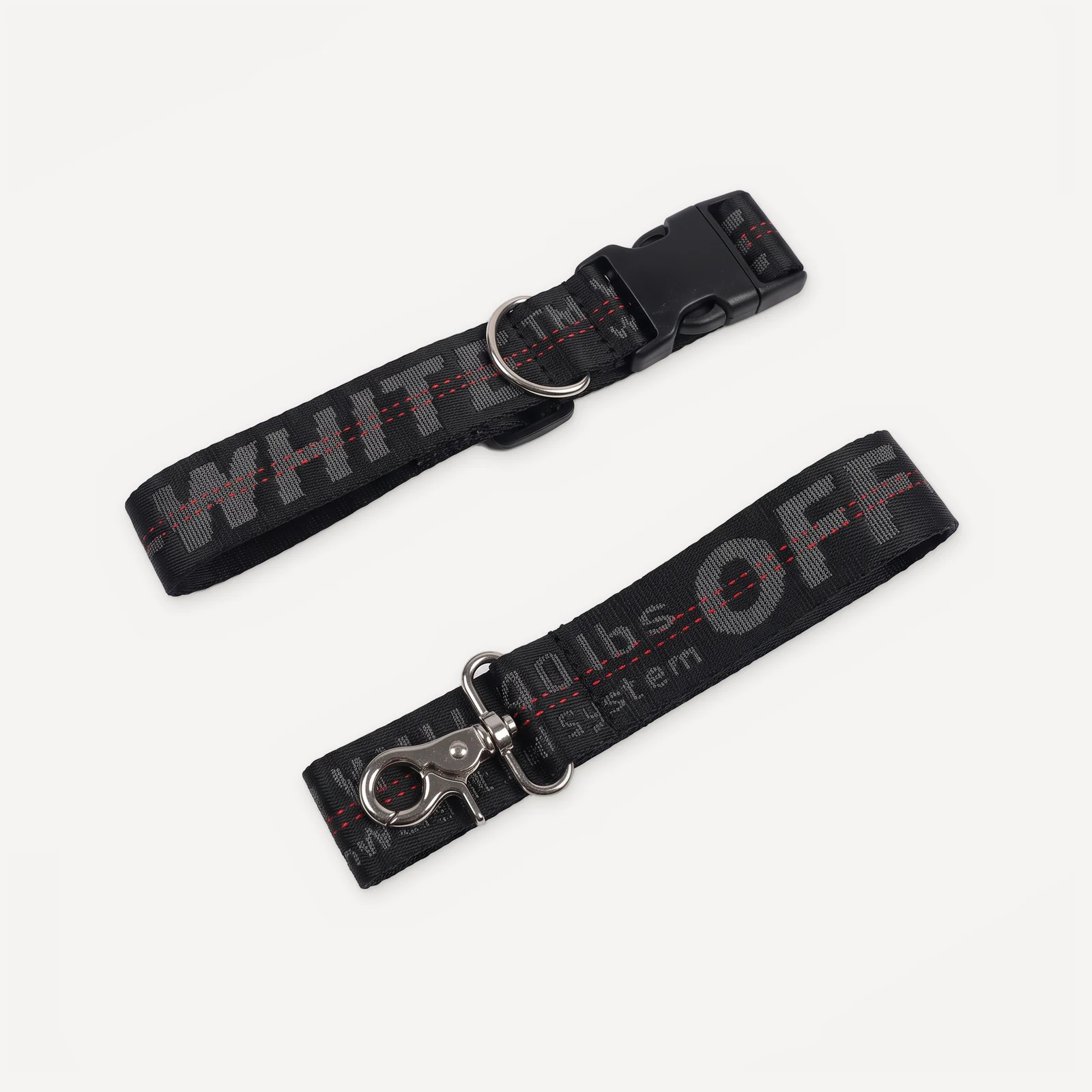 Collar & Leash dog set inspired by Off-White view 2
