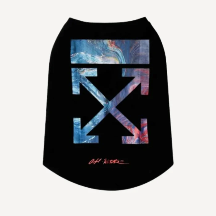 Tropical Tail Pullover dog apparel inspired by Off-White view 3