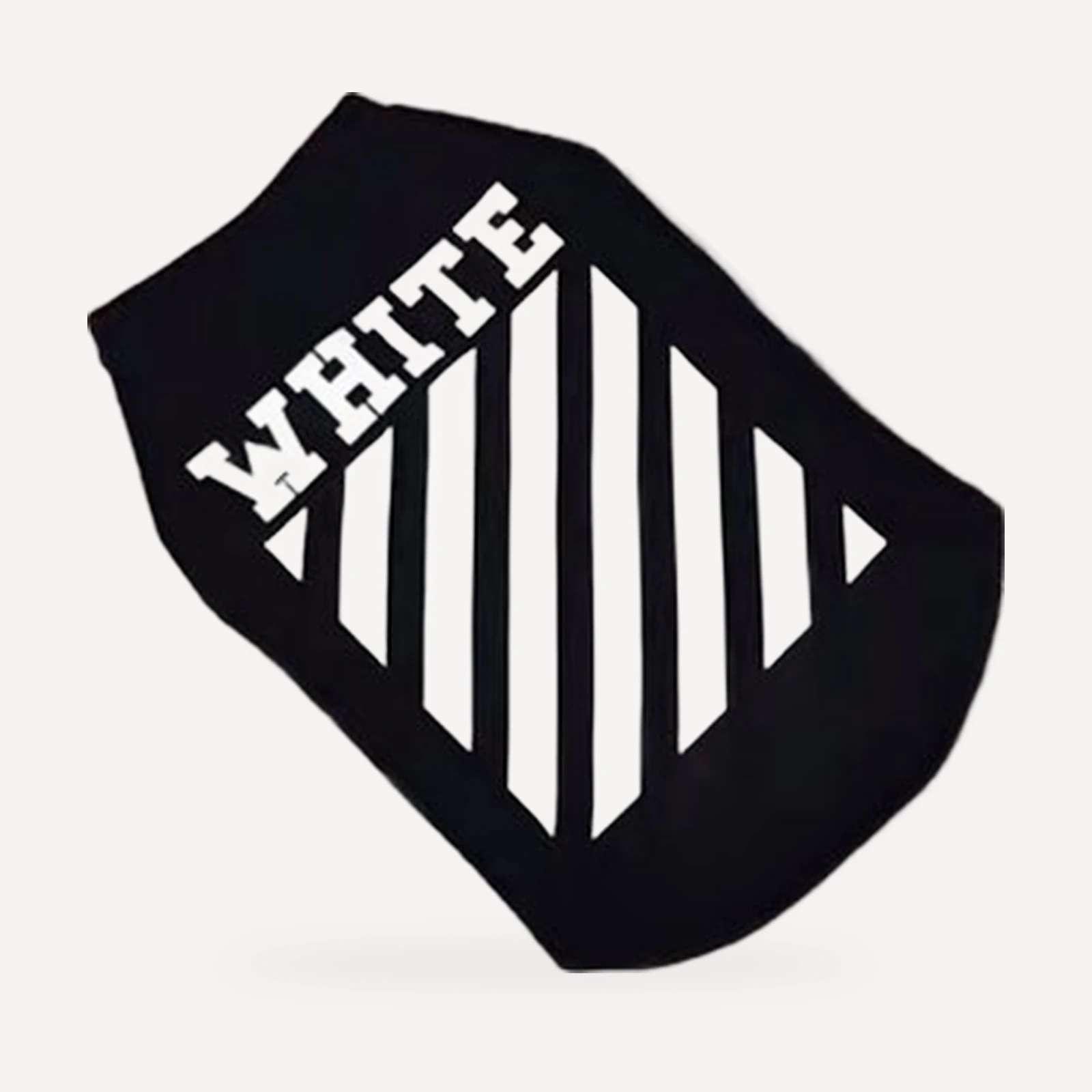 Woof-White Diagonal Stripe Tank product view