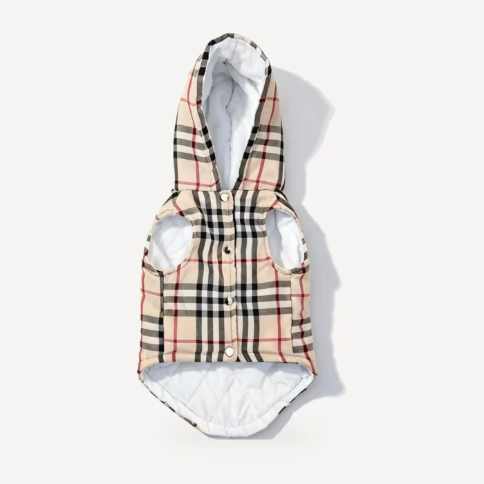 Furberry Check Hooded Vest product view