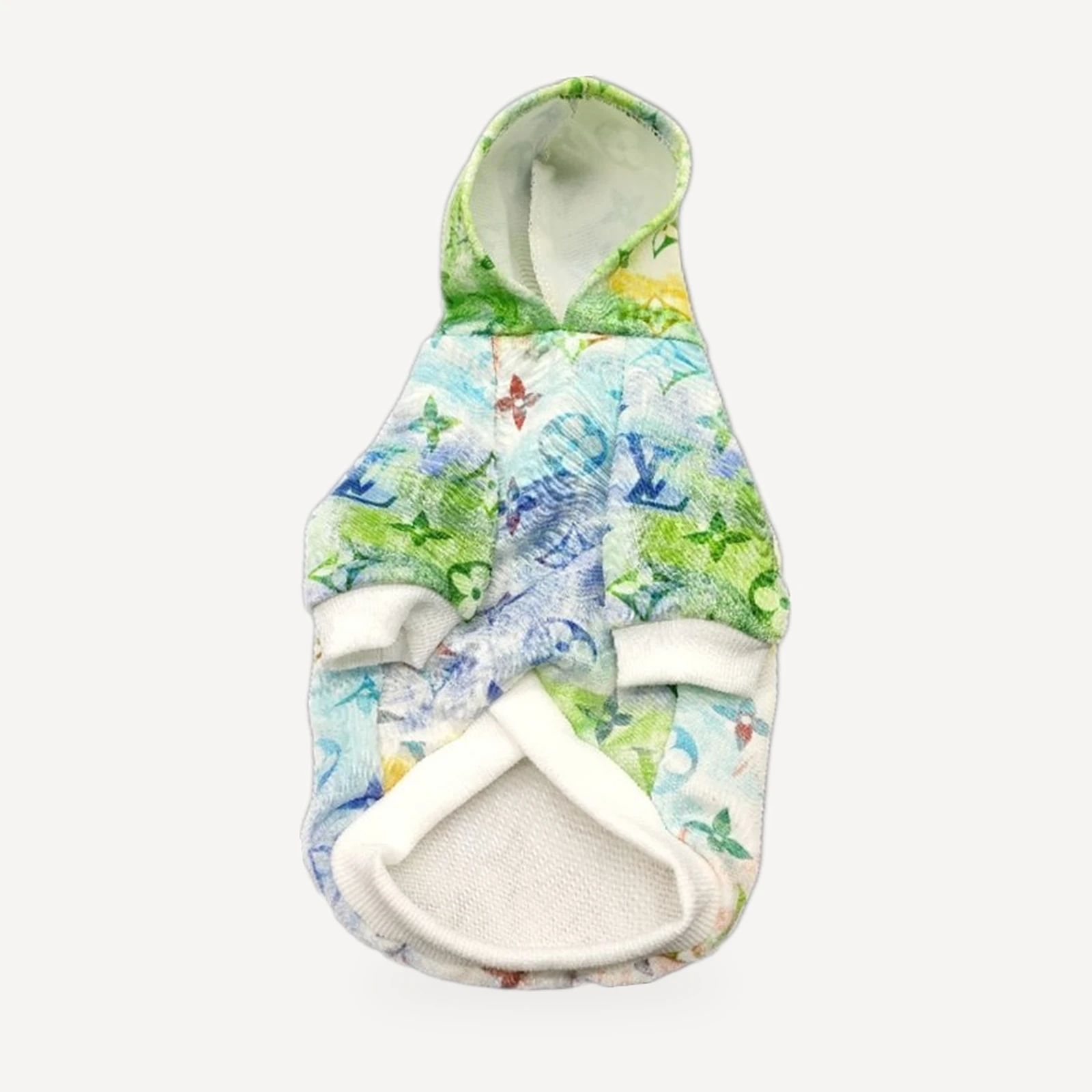 Chewy V Rainbow Monogram Hoodie product view