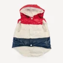 Bonecler Tricolor Puffer Vest front view