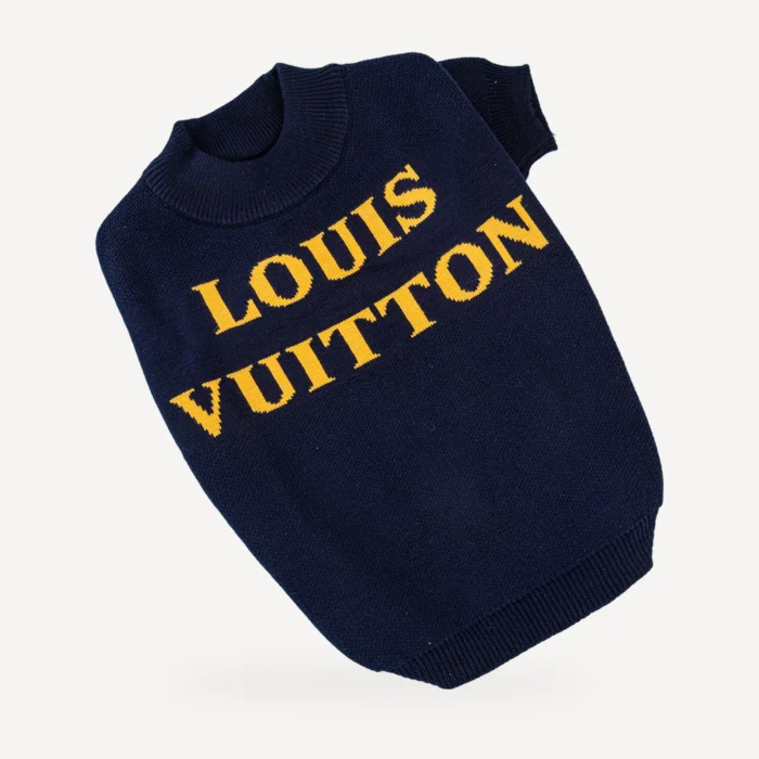 Chewy V Gold Lettering Sweater product view