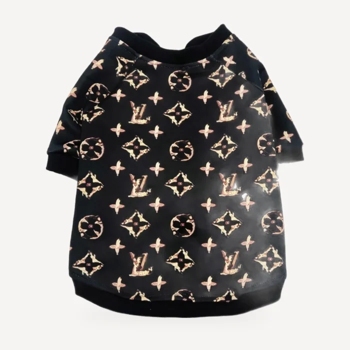 Chewy V Gold Monogram Zip Jacket product view